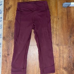 Lulu lemon crop leggings